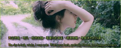qq个性签名英文带翻译、Whenever