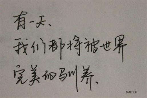 微信签名男生英文带翻译的--Some